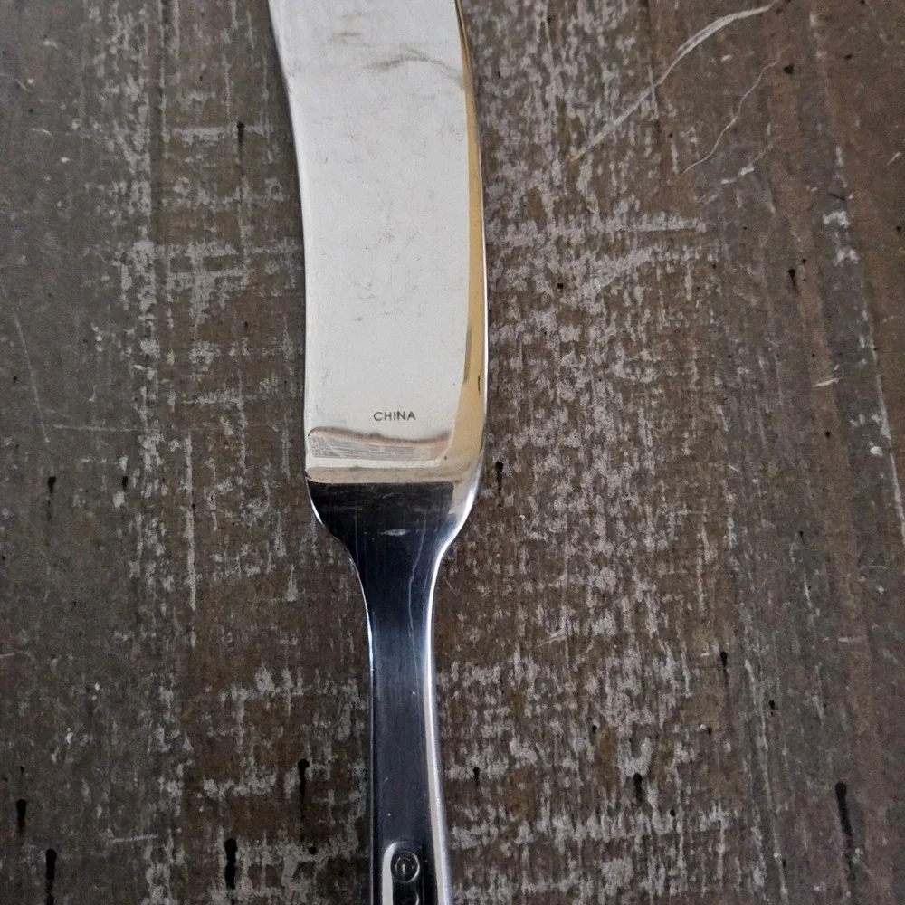 Dansk Meridian Butter Spreader Set of 2 Stainless Steel 18/10 MCM Flatware